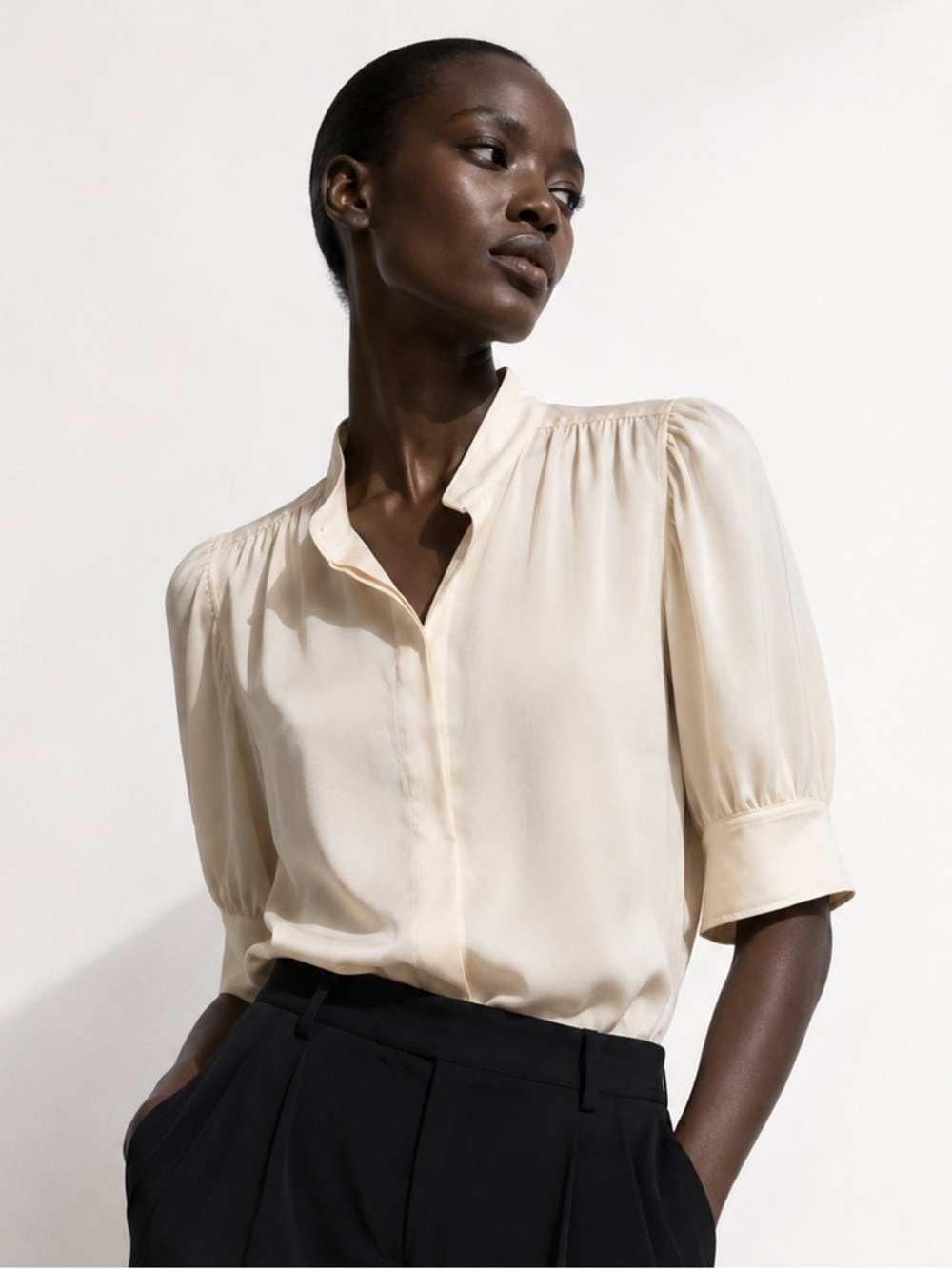 DKNY Cream Blouse